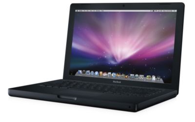Apple MB063LL/B 2.2GHZ MACBOOK BLA 13.3 screen 160 GB hard drive black laptop