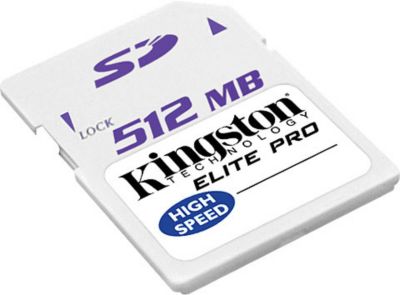 512 MB Elite Pro Secure Digital (SD) Memory Card