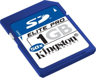 1 GB Elite Pro Secure Digital (SD) Memory Card