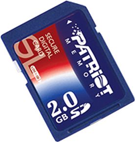 Patriot Memory Signature Flash 2GB SD Card