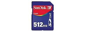512MB Secure Digital (SD) Memory Card