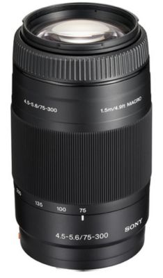Sony SAL75300 Telephoto 4X Zoom Lens