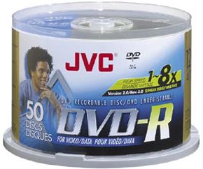 Recordable DVD-R Discs -- 50 Pack