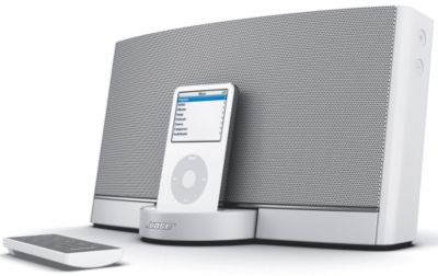 Bose SoundDock Portable  White Portable Sound Dock White