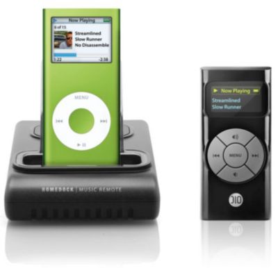 DLO HomeDock Music Remote iPod Dock With 2-Way RF Music Display Remote