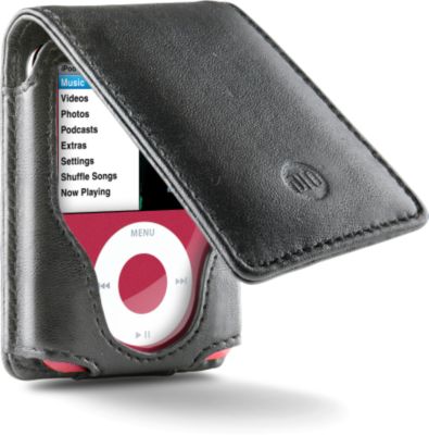  DLO HipCase folio for iPod nano Leather folio with belt clip for iPod nano