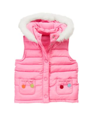 Coil Dot Puffer Vest