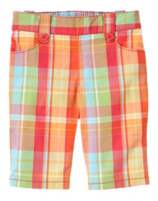 Plaid Capri Pant