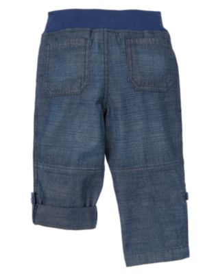 Chambray Roll-up Pants