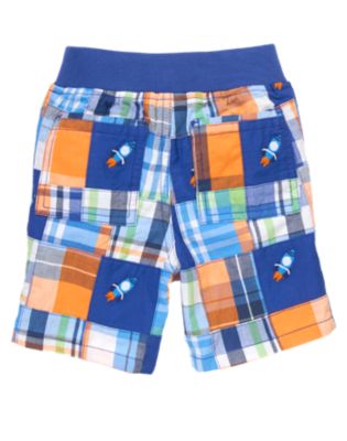 Rocket Patchwork Shorts
