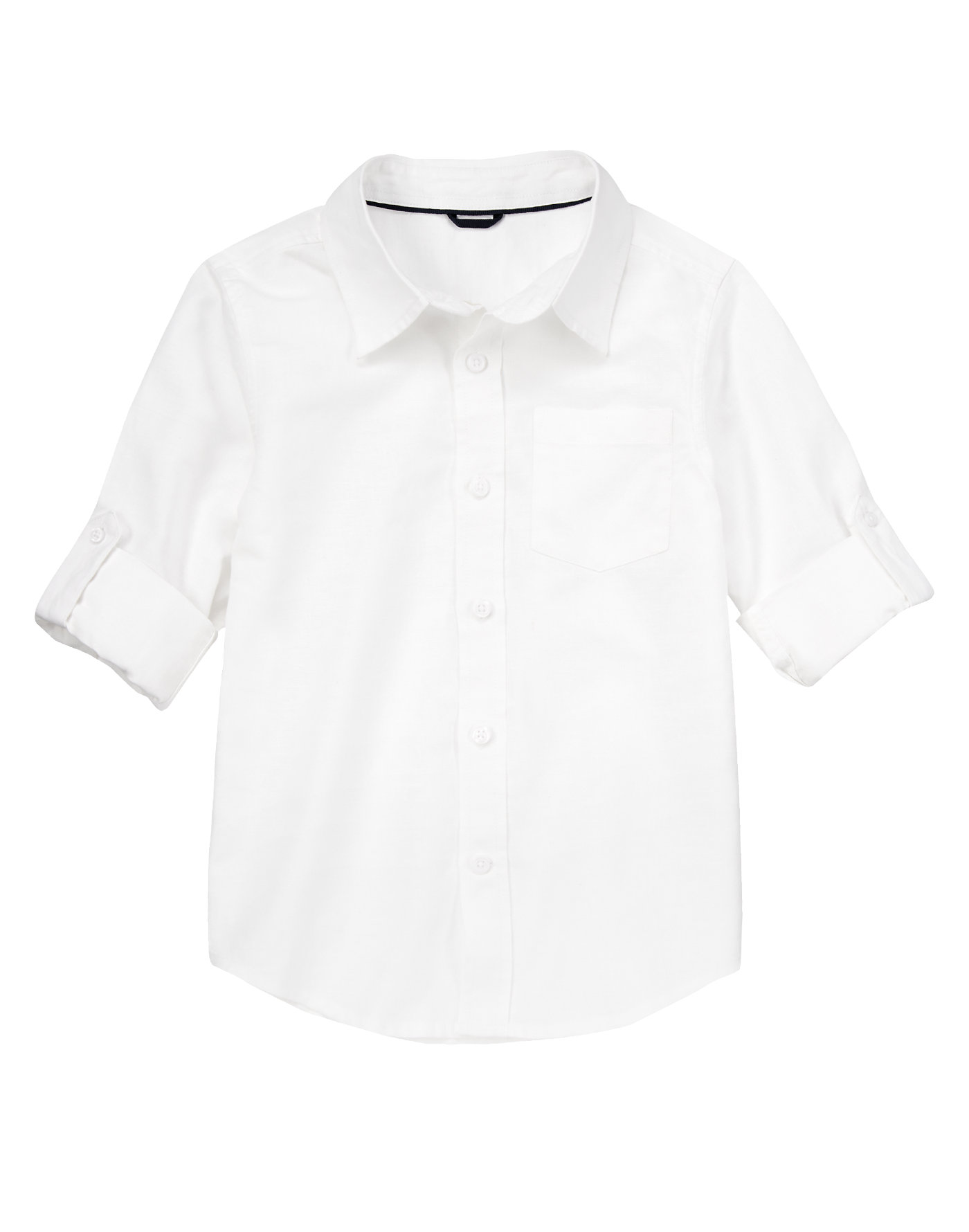 Baby White Button Shirt by Gymboree