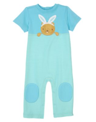 Beaver Bunny Striped One-Piece