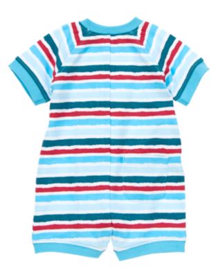 Shark Striped One-Piece