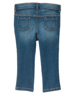 Contrast Stitch Jeans