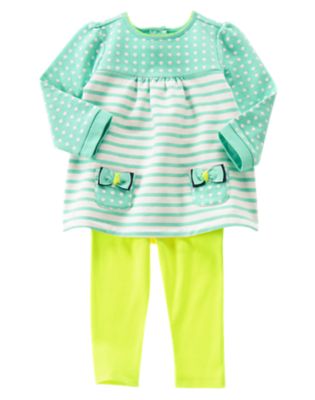 Dots and Stripes Two-Piece Set