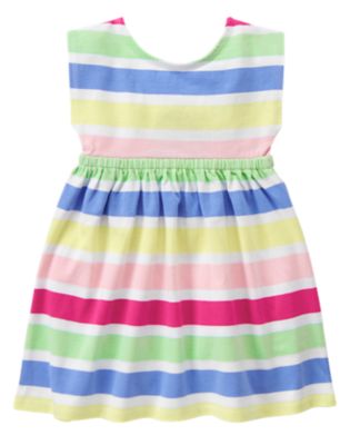 Girls Bright Rose Quilted Dress by Gymboree