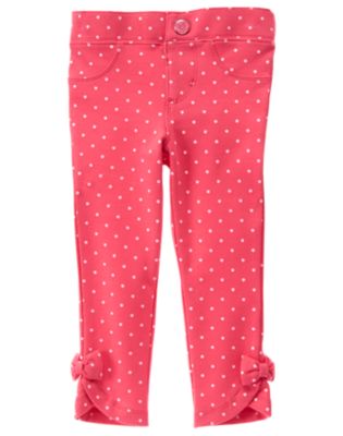 Toddler Girls Denim Bow Jeggings by Gymboree