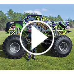 The Mini Monster Truck - Hammacher Schlemmer