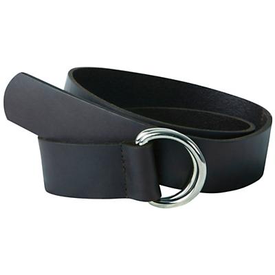 Mountain Khakis Leather D-Ring Belt - Black