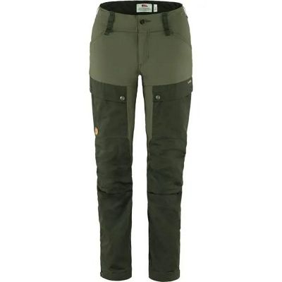 Fjallraven Women's Keb Trousers - 42 Regular EU / 10 Regular US - Deep Forest/Laurel Green