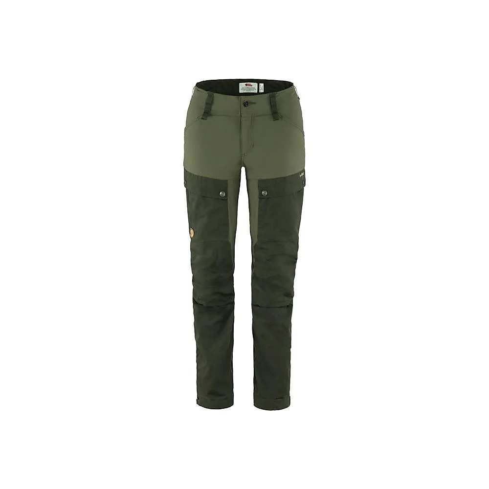 Fjallraven Women's Keb Trousers - 12 Regular US - Deep Forest/Laurel Green