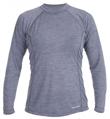 Kokatat Womens WoolCore Long Sleeve Shirt - Small - Heather Charcoal