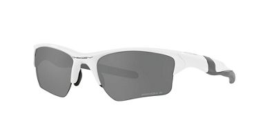 Oakley Half Jacket 2.0 XL Polarized Sunglasses - One Size - Polished White / Prizm Black Polarized product image