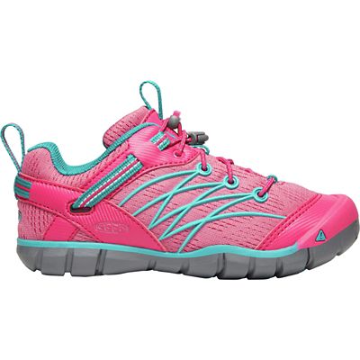 KEEN Youth Chandler CNX Shoe - 6 - Bright Pink / Lake Green product image