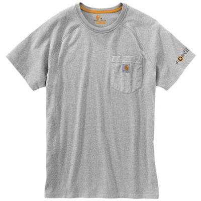 Carhartt Men's Force Cotton Delmont SS T-Shirt - Small Regular - Heather Grey product image