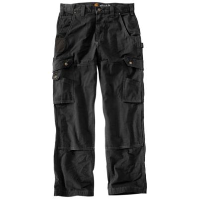 Carhartt Men's Ripstop Cargo Work Pant - 40x30 - Black