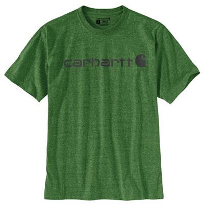 Carhartt Men's Loose Fit Heavyweight Short Sleeve Logo Graphic T-Shirt - XXL Regular - Arborvitae Snow Heather product image