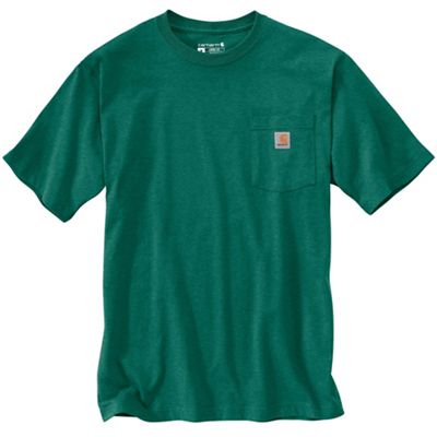 Carhartt Men's Loose Fit Heavyweight SS Pocket T Shirt - Small Regular - Cadmium Green Heather product image