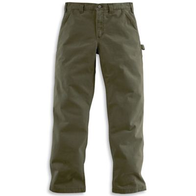 Carhartt Men's Washed Twill Dungaree Pant - 38x32 - Army Green product image