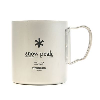 Snow Peak Mg-054r Titanium Ti-double 600 Mug From Japan