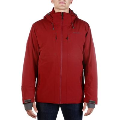 Moosejaw Mens Mt. Elliott Insulated Waterproof Jacket - XL - Crimson