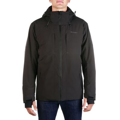 Moosejaw Mens Mt. Elliott Insulated Waterproof Jacket - XL - Black / Black