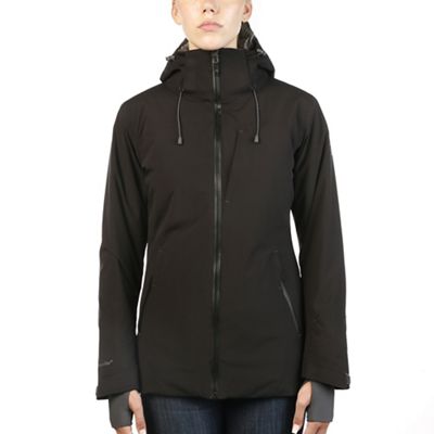 Moosejaw Womens Mt. Elliott Insulated Waterproof Jacket - XS - Black / Bla