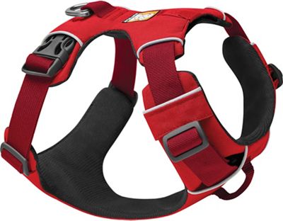 RUFFWEAR  Front medium Range Dog Harness  Reflective and Padded Harness for Training and Everyday  Red Sumac  Medium