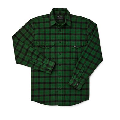 Filson Men's Alaskan Guide Shirt - Medium - Bottle Green Black product image