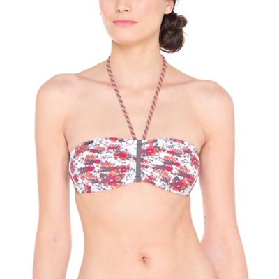 Lole Women's Tropez Bandeau Top - Medium - White Blomst product image