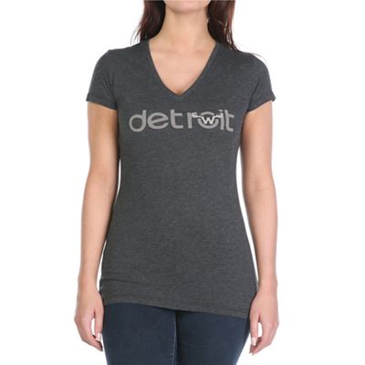Moosejaw Women's Fearsome Foley V Neck SS Tee - Medium - Black / Cool Grey product image