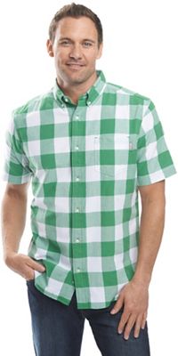 Woolrich Men's Seaport Oxford Yarn-Dye SS Shirt - Small - Fern product image