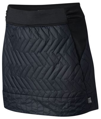 Mountain Hardwear Women's Trekkin Insulated Mini Skirt - XS - Black