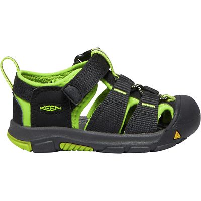 KEEN Toddler Newport H2 Shoe - 5 - Black / Lime Green product image
