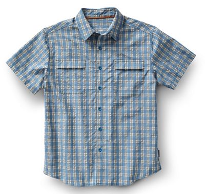 Royal Robbins Men's Diablo Plaid SS Shirt - Small - Tide Pool product image