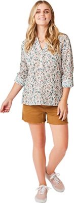 Carve Designs Women's Dylan Gauze Shirt - Small - Cloud Folk Floral product image