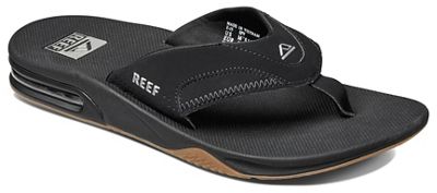 Reef Men's Fanning Sandal - 9 - Black / Silver product image