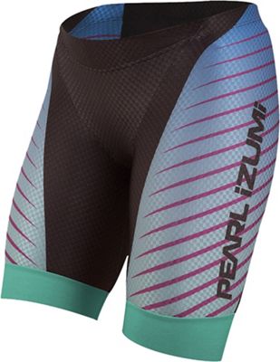 Pearl Izumi Women's PRO In-R-Cool Tri Short - XL - Black / Aqua Fade product image