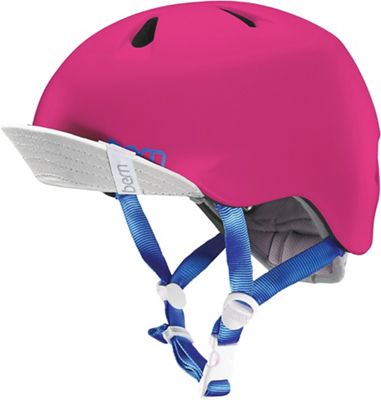 Bern Nina Summer Youth Womens Helmet & Visor Satin Hot Pink Small / Medium