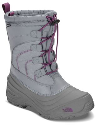 The North Face Youth Alpenglow IV Boot - Frost Grey / Wood Violet
